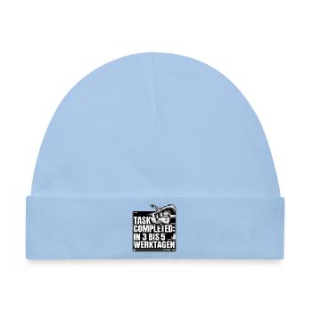 Büro Faultier - Baby Premium Organic Mütze - Hellblau - Vorne