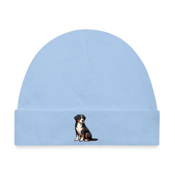 Appenzeller Sennenhund Sennenhunde Sennenhundmama - Baby Premium Organic Mütze - Hellblau - Vorne