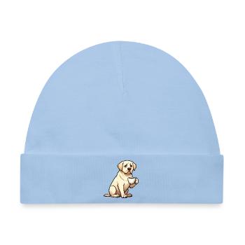 Labrador Labradorbesitzer Labradorliebhaber Labbi - Baby Premium Organic Mütze - Hellblau - Vorne