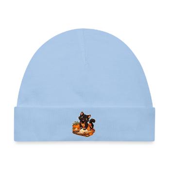 Kürbiskatzenbäcker - Baby Premium Organic Mütze - Hellblau - Vorne