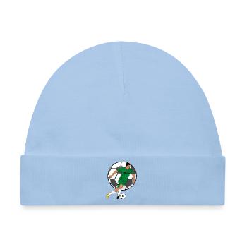Teamgeist Grünes Fußballtrikot - Baby Premium Organic Mütze - Hellblau - Vorne
