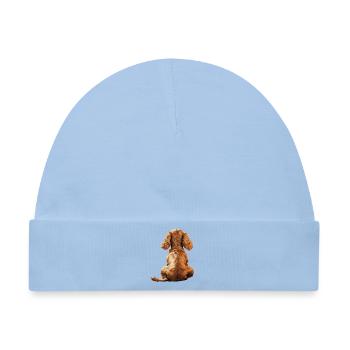 Cocker Spaniel - Baby Premium Organic Mütze - Hellblau - Vorne