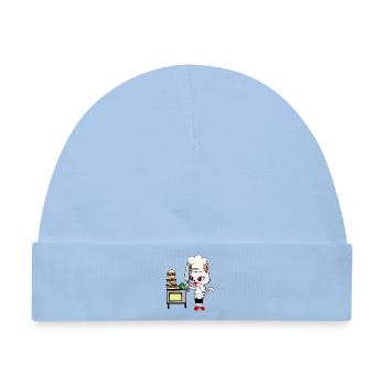 Katze Koch Köchin Köche Katzen Gastgeber - Baby Premium Organic Mütze - Hellblau - Vorne