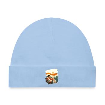 Relax Meditation Selfcare Me-Time - Baby Premium Organic Mütze - Hellblau - Vorne