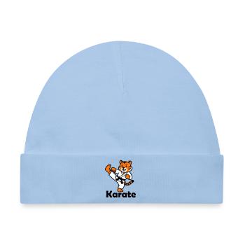 Karate Tiger - Baby Premium Organic Mütze - Hellblau - Vorne