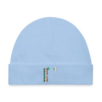 Irland Vertikales Flaggenwappen T-Shirt - Baby Premium Organic Mütze - Hellblau - Vorne