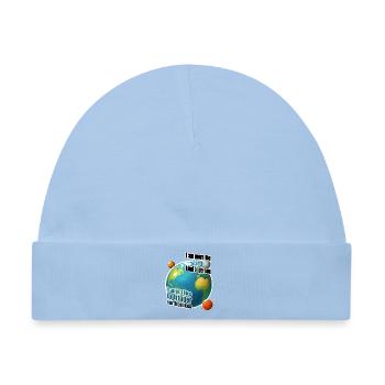 I am more the Earth kind o' person - Baby Premium Organic Mütze - Hellblau - Vorne