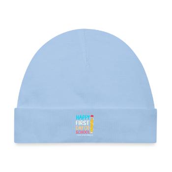 Vorschule - Baby Premium Organic Mütze - Hellblau - Vorne