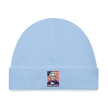 Andrew Jackson Usa - Baby Premium Organic Mütze - Hellblau - Vorne