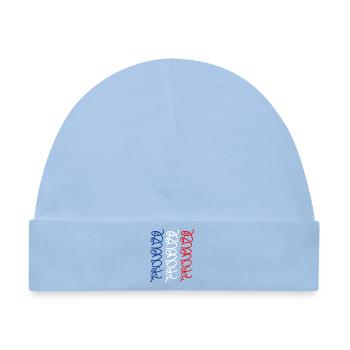 Provence T-Shirt - Baby Premium Organic Mütze - Hellblau - Vorne