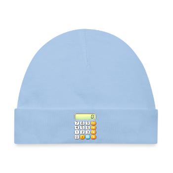 Neonrechner-Ikon-Tee - Baby Premium Organic Mütze - Hellblau - Vorne