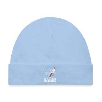 Liebe in jeder Reaktion - Baby Premium Organic Mütze - Hellblau - Vorne