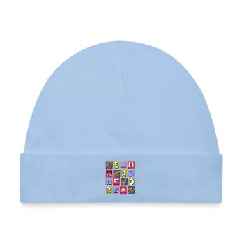 Read Design - Papierlook/Paperlook - Baby Premium Organic Mütze - Hellblau - Vorne