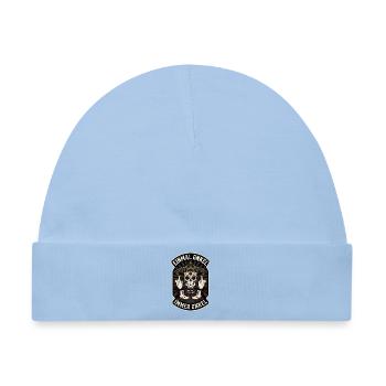 Sugar Skull Mittelfinger Sombrero - Baby Premium Organic Mütze - Hellblau - Vorne