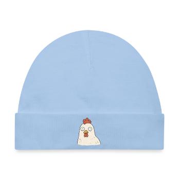 TINY ACTIVISTS | Huhn - Baby Premium Organic Mütze - Hellblau - Vorne