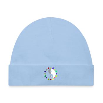 Qigong Qi Gong Tai Chi Chigong - Baby Premium Organic Mütze - Hellblau - Vorne