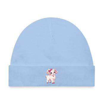 Kawaii Dall Dickhorn-Schaf - Baby Premium Organic Mütze - Hellblau - Vorne