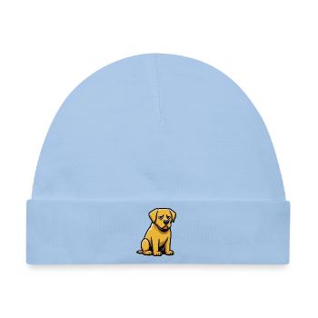 Labrador Labradorbesitzer Labradorliebhaber Labbi - Baby Premium Organic Mütze - Hellblau - Vorne