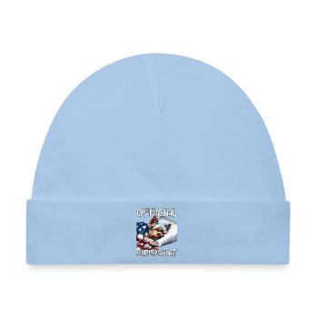 Yorkshire Terrier US Schlafshirt - Baby Premium Organic Mütze - Hellblau - Vorne