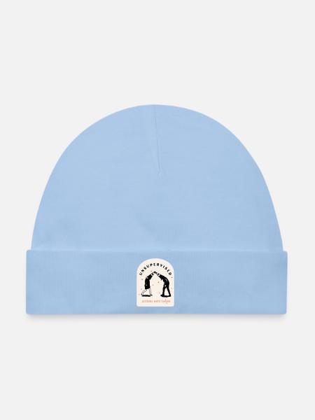Unsupervised Actions - Baby Premium Organic Mütze - Hellblau