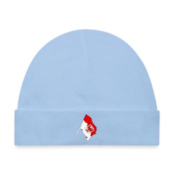 Flagge Brandenburg - Baby Premium Organic Mütze - Hellblau - Vorne