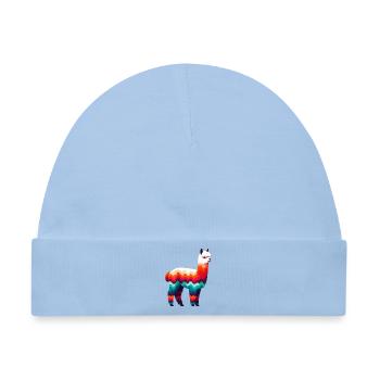 Alpaka - Baby Premium Organic Mütze - Hellblau - Vorne