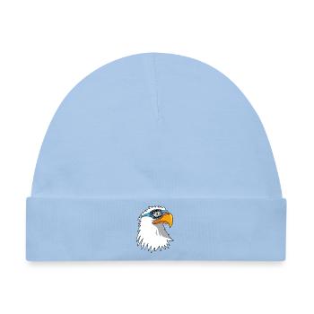 Eagle und Galactic Goggles - Baby Premium Organic Mütze - Hellblau - Vorne