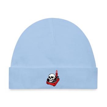 Black Metal - Baby Premium Organic Mütze - Hellblau - Vorne