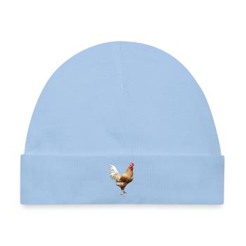 Hahn - Baby Premium Organic Mütze - Hellblau - Vorne
