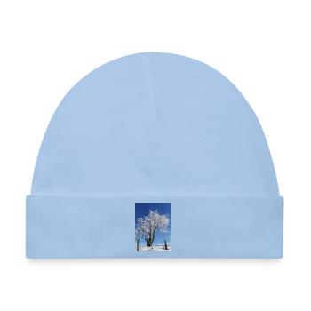 Eisige Kälte - Baby Premium Organic Mütze - Hellblau - Vorne