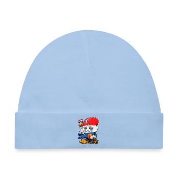 Der Kummer der Niederlande - Baby Premium Organic Mütze - Hellblau - Vorne
