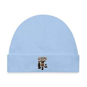 PORTAFILTER READY - Baby Premium Organic Mütze - Hellblau - Vorne