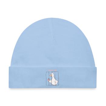 Duck Behind Bars wurde zu albern - Baby Premium Organic Mütze - Hellblau - Vorne