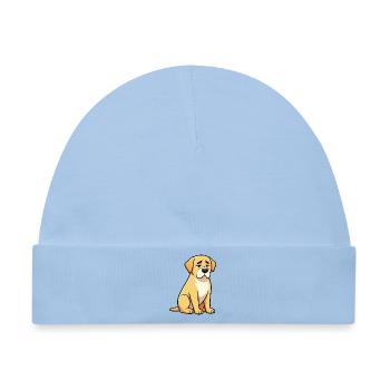 Labrador Labradorbesitzer Labradorliebhaber Labbi - Baby Premium Organic Mütze - Hellblau - Vorne