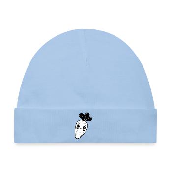 Stern-Kawaii-Karotte - Baby Premium Organic Mütze - Hellblau - Vorne