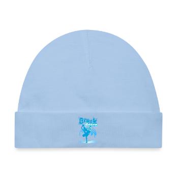 City breakdance - Baby Premium Organic Mütze - Hellblau - Vorne