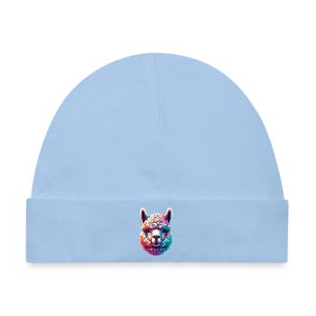 Alpaka - Baby Premium Organic Mütze - Hellblau - Vorne