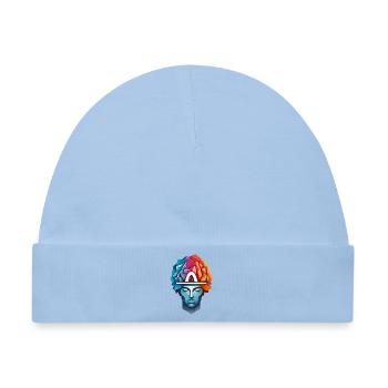 Männer Denken - Baby Premium Organic Mütze - Hellblau - Vorne