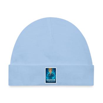 Blauer Aura-Krieger - Baby Premium Organic Mütze - Hellblau - Vorne