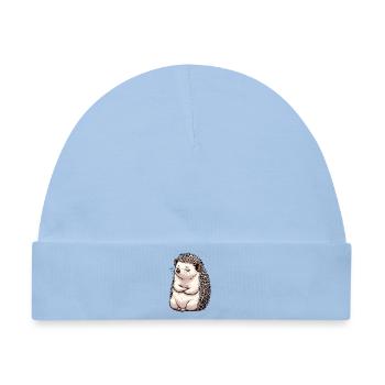Igel Igelliebhaber Igelbesitzer Igelhalter Stachel - Baby Premium Organic Mütze - Hellblau - Vorne