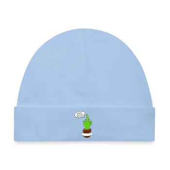 Graffiti - Baby Premium Organic Mütze - Hellblau - Vorne
