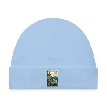 Erleben Sie die Berglandschaften Bhutans - Baby Premium Organic Mütze - Hellblau - Vorne