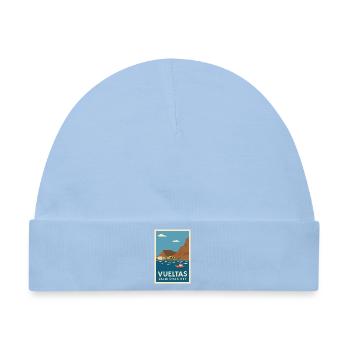 Vuelta Valle Gran Rey Küstenposter - Baby Premium Organic Mütze - Hellblau - Vorne