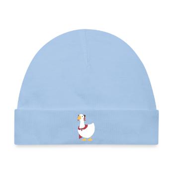 Wo sich Winde treffen – Chinesische Gans – Rubin - Baby Premium Organic Mütze - Hellblau - Vorne