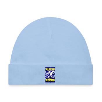 Pisten König Ski - Baby Premium Organic Mütze - Hellblau - Vorne