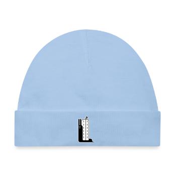 Block Snail - Baby Premium Organic Mütze - Hellblau - Vorne