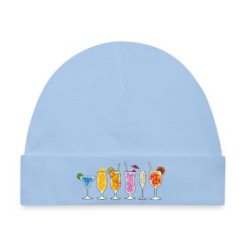 Sommer Getränke - Baby Premium Organic Mütze - Hellblau - Vorne
