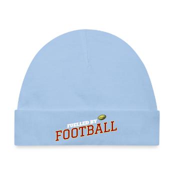 Angetrieben von Fußball-Design - Baby Premium Organic Mütze - Hellblau - Vorne