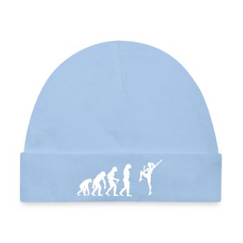 Cardio-Workout Geschenk für eine Aerobic-Trainerin - Baby Premium Organic Mütze - Hellblau - Vorne