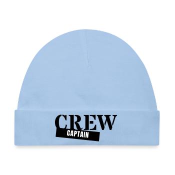 Crew Captain - Kapitän Chef Anführer Gruppe - Baby Premium Organic Mütze - Hellblau - Vorne